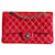 Timeless Medium Chanel bag Red Leather  ref.563924