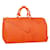 Louis Vuitton LV Keepall 50 Monogramma taurillon arancione Pelle  ref.564207