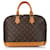Louis Vuitton Brown Monogram Alma PM Leather Cloth  ref.564401
