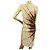 DVF Diane Von Furstenberg Bariloche Silk Multicolor Knopfhemd Minikleid Gr 4 Mehrfarben - Ansicht 2