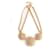 Kenneth Jay Lane Flower necklace Golden Metal  ref.564522