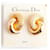 Christian Dior clipe espiral em brincos Dourado Metal  ref.564534