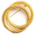 Christian Dior 2 Runde Brosche Golden Metall  ref.564536
