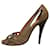Bottega Veneta heeled taupe sandals with cut outs Leather  ref.564541