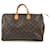 Louis Vuitton Speedy 40 Monogram canvas Brown Leather  ref.564566