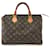 Louis Vuitton Speedy 30 Lona do monograma Marrom Couro  ref.564574