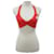 Chanel Costumi da bagno Bianco Rosso Nylon  ref.564590