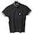 Dior Bee Embroidered Short Sleeve Polo Shirt in Black Cotton   ref.565508