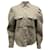 Isabel Marant Florrie Puffed-Sleeve Overshirt in Khaki Wool Green  ref.565531