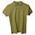 Dior Bee Embroidered Short Sleeve Polo Shirt in Yellow Cotton   ref.565546