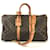 Louis Vuitton Keepall 45 Bandouliere Monogram Canvas Brown Leather  ref.565582