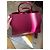 Borsa a mano Fendi in pelle rosa - vista 6