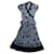 Yves Saint Laurent Falda elegante Negro Blanco roto Algodón  ref.565818
