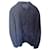 Prada Suede calf leather and bonded nappa leather jacket Blue  ref.566108