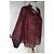 Ralph Lauren Blumenbluse Dunkelrot Polyester M Mehrfarben Bordeaux - Ansicht 2