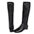 Chanel Boots Black Leather  ref.566156