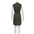 Diane Von Furstenberg Vestido DvF Ada de seda verde oliva - vista 3