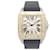 NEW CARTIER SANTOS WATCH 100XL 2656 AUTOMATIC GOLD & STEEL ED LIMITED WATCH Silvery  ref.566248