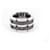 CHANEL ULTRA GM J RING2641 taille 53 WHITE GOLD & GRAY CERAMIC GOLD RING Silvery  ref.566265