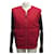 NEW LOUIS VUITTON M SLEEVELESS JACKET JACKET 48 IN RED POLYESTER  ref.566277
