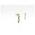 PENDIENTES FRED DE ORO AMARILLO Y BLANCO 18K & DIAMANTES 0.44 PENDIENTES DE ORO CT - vista 2