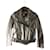 Acne Jackets Silvery Leather  ref.566927