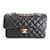 Timeless CLASSIC CHANEL BAG Black Leather  ref.566999