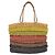 Borsa tote Jamin Puech in giallo, rafia arancione e marrone Multicolore - vista 2