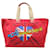 Dolce & Gabbana Red Canvas #DGloveslondon Tote Bag Cloth  ref.567713