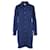 Michael Kors Vestido camisero azul marino Poliéster  ref.567801