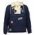 Giacca a vento Coach X Marvel in nylon blu navy