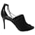 Michael Kors Venice Open Toe Sandals in Black Leather  ref.568566