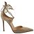 Gianvito Rossi Ankle Wrap Pumps aus beigem Wildleder