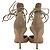 Gianvito Rossi Ankle Wrap Pumps aus beigem Wildleder - Ansicht 4