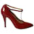 Zapatos de punta con correa en T de Maison Martin Margiela en charol rojo Roja Cuero  ref.568605