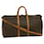 Louis Vuitton Keepall Bandouliere 50 Brown Cloth  ref.569147