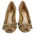 Zapato de salón Peep Toe Clair Cannage beige de Dior - vista 10