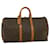 Louis Vuitton Keepall 50 Brown Cloth  ref.569416
