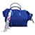 Céline Luggage Blue Suede  ref.569565
