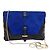 Pochette Reiss con catena a tracolla blu