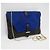 Pochette Reiss con catena a tracolla blu - vista 2