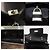 Minibolso negro de charol de Russell & Bromley - vista 12