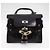 Minibolso negro de charol de Russell & Bromley - vista 7