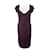 Diane Von Furstenberg DvF Katrina vestido de renda bordô Roxo  ref.569900