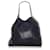 Stella Mc Cartney Stella McCartney Bolso satchel negro Falabella plegable Paño  ref.570011
