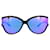 Óculos de sol Balenciaga com armação redonda Preto  ref.570367