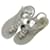 NWOT Chanel Camelia Rubber Flat Slingback Sandals Sz.39 Beige  ref.570463