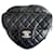 Timeless Chanel heart Black Leather  ref.570507