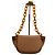 Borsa a spalla Simon Miller Bend in pelle in pelle marrone