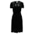 Vestido corto de encaje Diane Von Furstenberg en algodón negro  ref.570527
